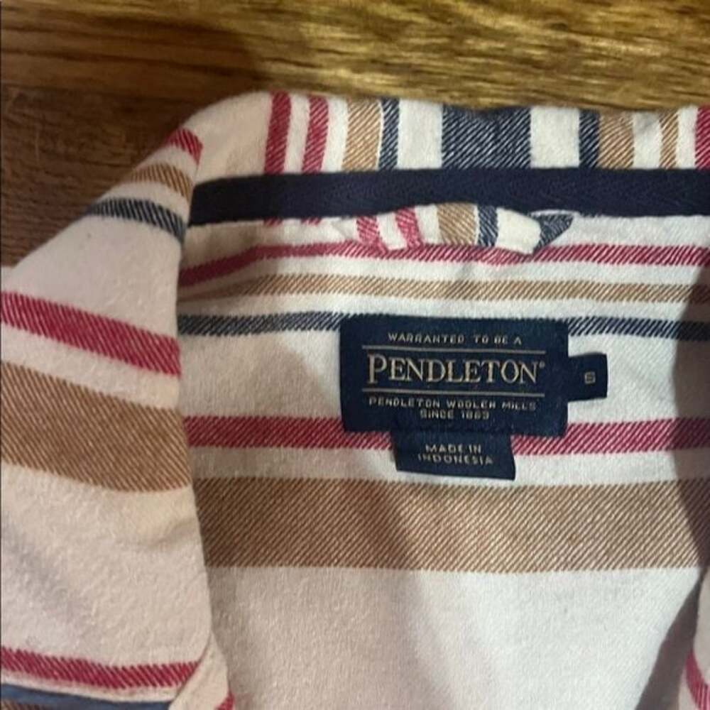 Pendleton pajamas set women ‎ S Striped Soft Cozy boho Sleepwear - Picture 3 of 4